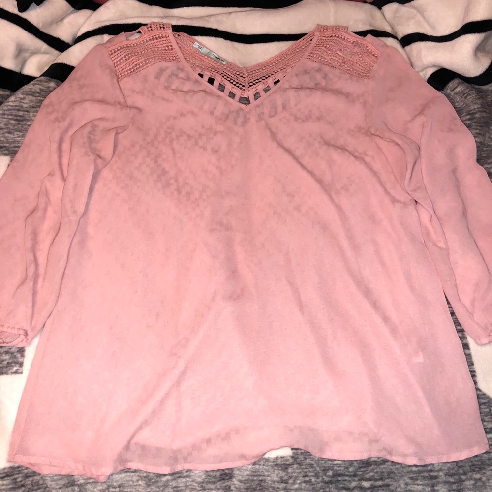 Maurices light pink long sleeve!